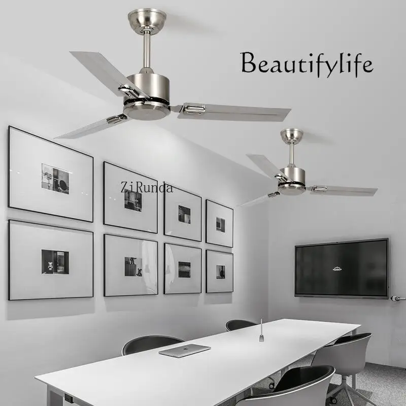 

52 42 inch large wind iron leaf simple industrial retro ceiling fan dining room living room electric fan