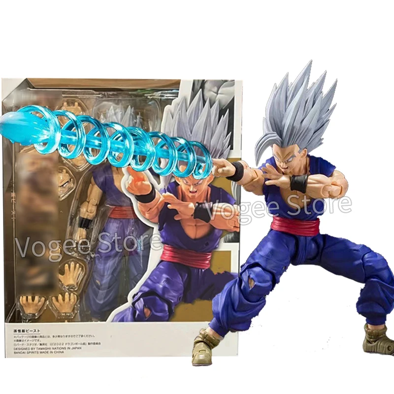 

17cm Shf Dragon Ball Son Gohan Beast Action Figure PVC Movable Collection Doll Anime Super Saiyan Gohan Figurine Model Toys Gift