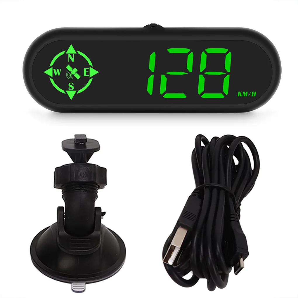 GPS Speedometer Car Head-Up Display Alarm LED Speedometer Computer Multifunctional Universal Safe Driving Digital Board