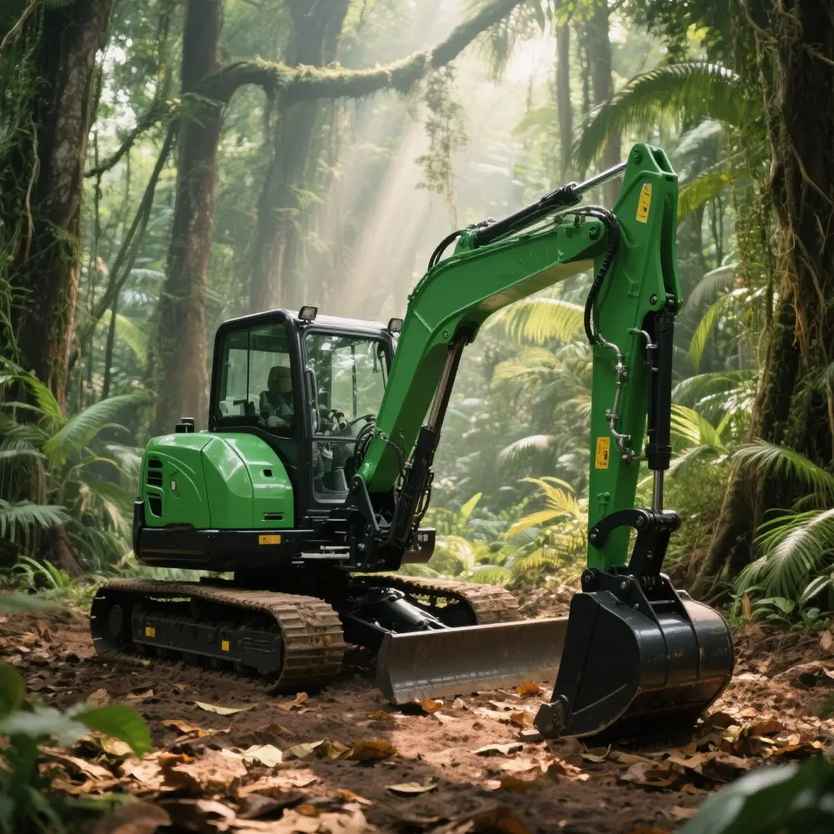 

Hydraulic medium-sized crawler excavator has obtained EPA and CE certification and colors can be customized