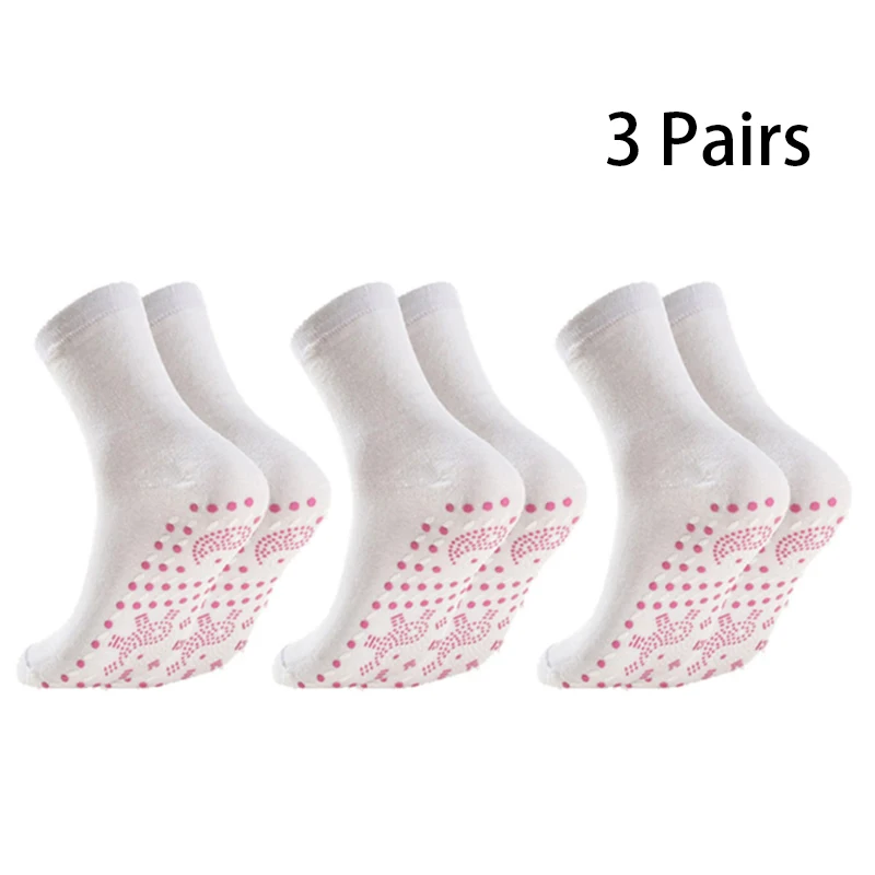 Professional Socks Unisex Self-Heating Health Care Socks Tourmaline Magnetic Therapy Comfortable Breathable Foot Massager Warm