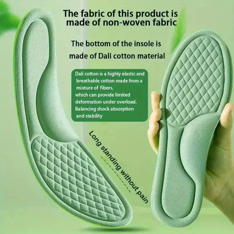 1/10pairs Soft Unisex Memory Foam Orthopedic Insoles Breathable Deodorizing Insole Shoes Sports Anti-sweat Shoe Accessories image 6