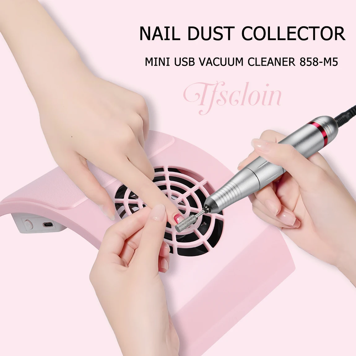 

Small Nail Dust Collector Extractor Fan For Manicure Machine Powerful Nail Vacuum Cleaner With Remove Filter Bags Nail Equipment