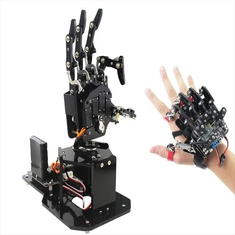 STEM for Arduino STM32 Bionic Robot Palm Hand Manipulator Open Source Code 5 Hands Educational Kit with Ps2/Somatosensory Gloves