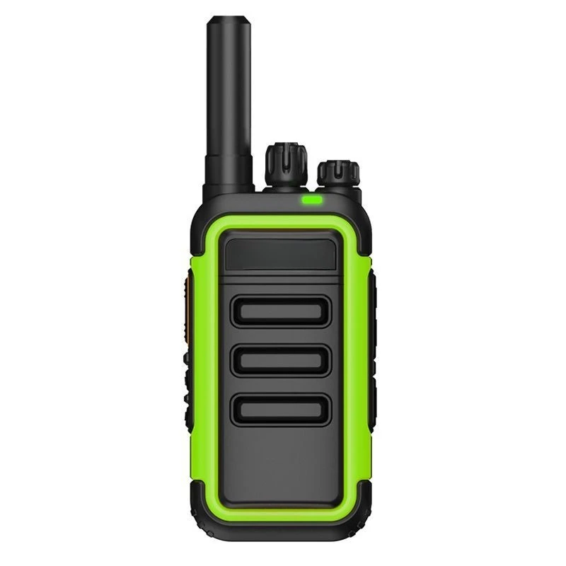 A pair of mini walkie-talkies, high-power universal one-button pair frequency minicomputers for hotels and restaurants