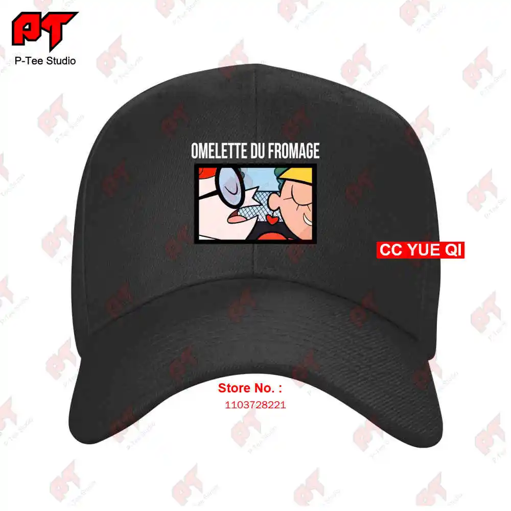 Dexters Lab Omelette Du Fromage Laboratory Cartoon Network Nostalgia Funny Vintage Baseball Caps Truck Cap JZ6L