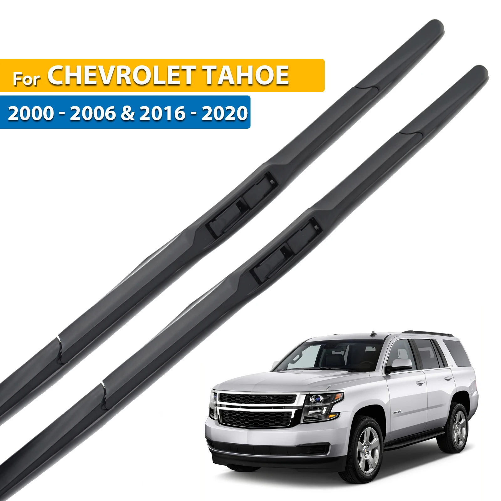 

Erick's Wiper Front Wiper Blades For Chevrolet Tahoe 2000 - 2006 MK2 & 4 2016 - 2020 Windshield Windscreen Window Brush 22"+22"