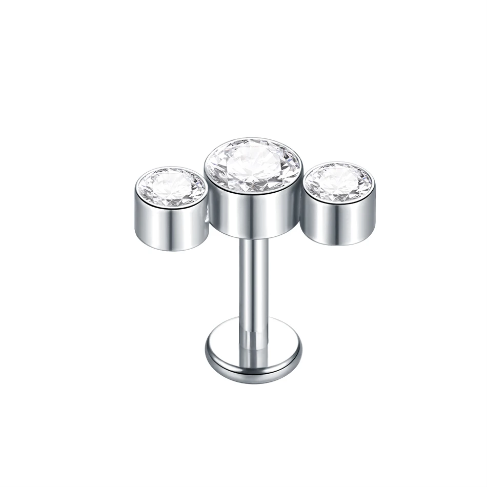 G23 Titanium Ear Tragus Cartilage Helix Piercing Stud