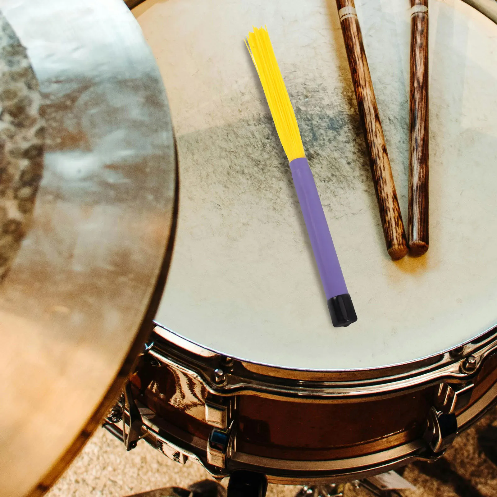 

1 Pair Nylon Brush High Elasticity For Jazz Drumming Percussion Instrument Accessories Drum Brushes For Acoustic Drums Drum Set