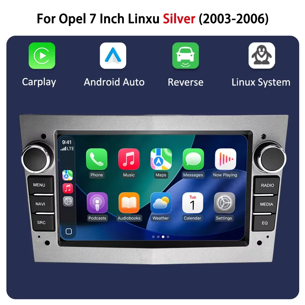 Linux autoradio voor Opel Astra Antara Vectra Corsa multimediaspeler GPS draadloze Carplay Android Auto Bluetooth DSP auto-audio