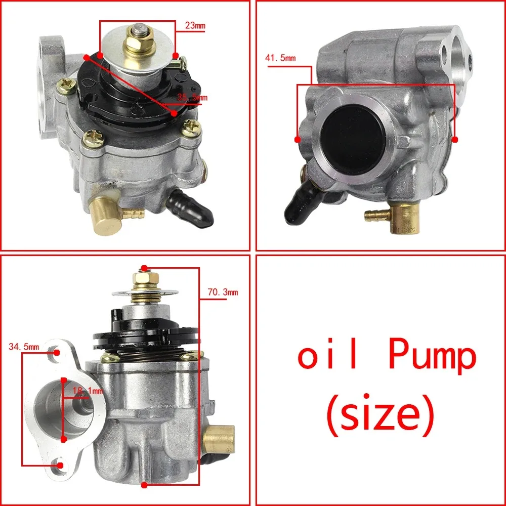 Motorcycle Oil Pump Assy For YAMAHA Rx King Rxs RX100 Rx 100 115 Dt125 OEM 4X8-13101-00