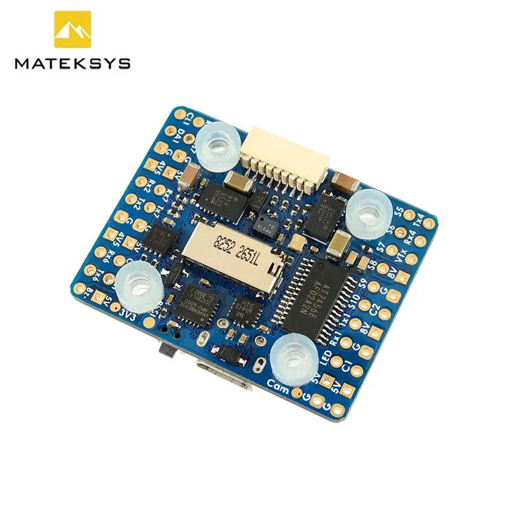 Matek H743-MINI V3 FC H743 controlador de vuelo 20x20mm ICM42688P ICM42605 OSD integrado 11 PWM 2-8S Lipo para Dron de carreras con visión en primera persona