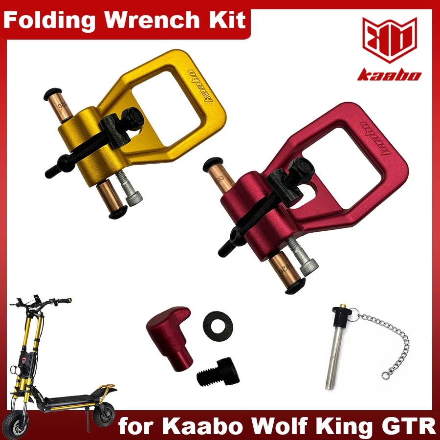

GTR Folding Wrench Body Kit Locking Lock Clasp Joint Bolt Pintle Original for Kaabo Wolf King GTR 12inch Electric Scooter Parts