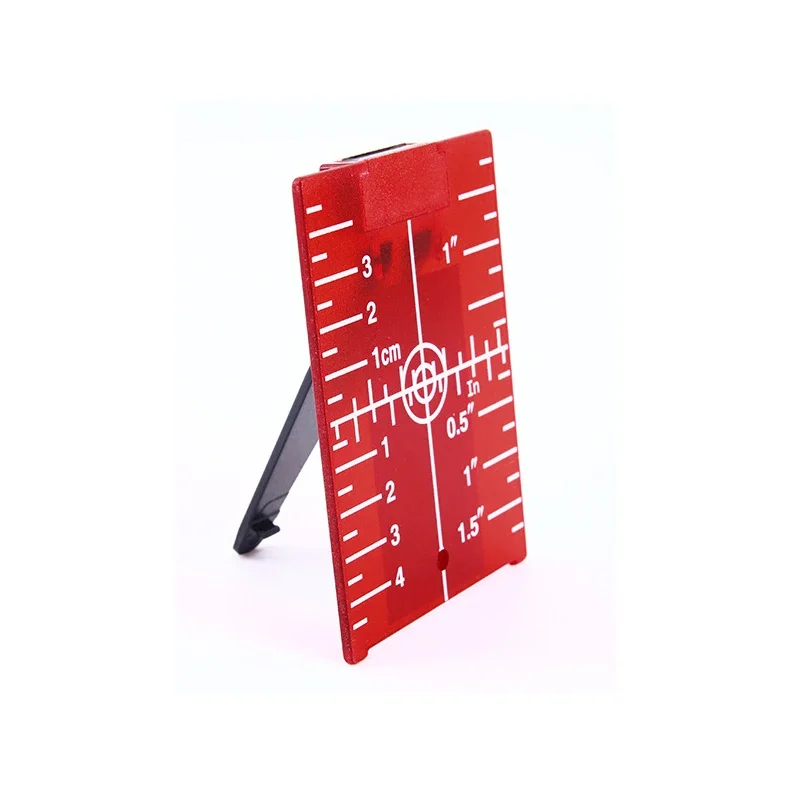 Line Laser Target Plate Card for Red/Green  Beam Vertical/Horizontal  Magnetic Leveling Board Power Tool