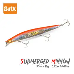 Suspend Minnow Fishing Lure Wobbler 145mm 26g Floating Hard Lure Artificial Crankbait Sea Bass Bait Fishing Tackle
