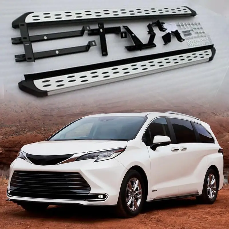 

Подходит для Toyota Sienna 2021-2025, алюминиевые подножки, боковые подножки, подножки, Nerf Bars
