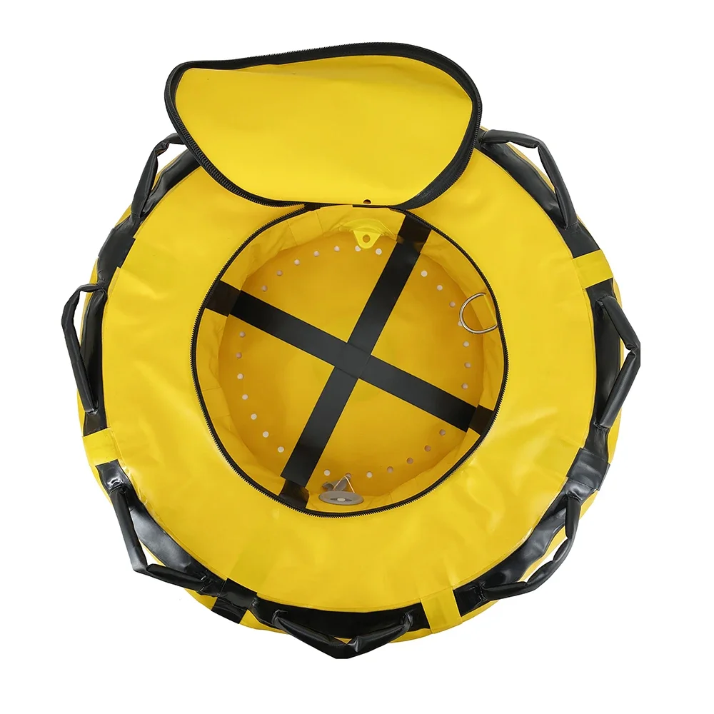 YELLOW and red Free Diving Buoy 1000D PVC Heavy duty