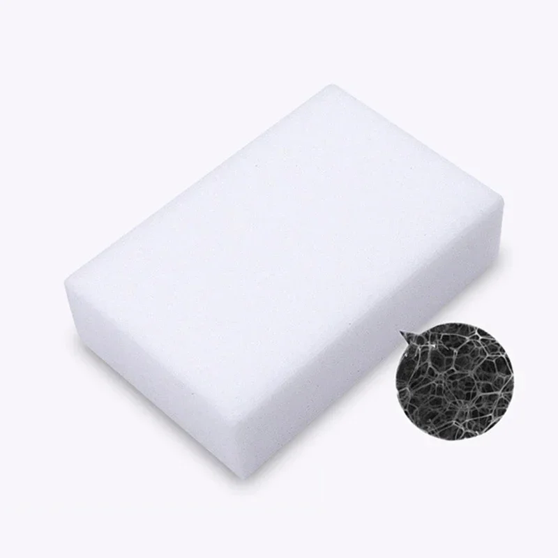 50Pcs Melamine Sponge Scalable Magic Sponge Eraser Cleaner for Car Kitchen Office Strong Melamine Clean Sponge 10x6x2cm