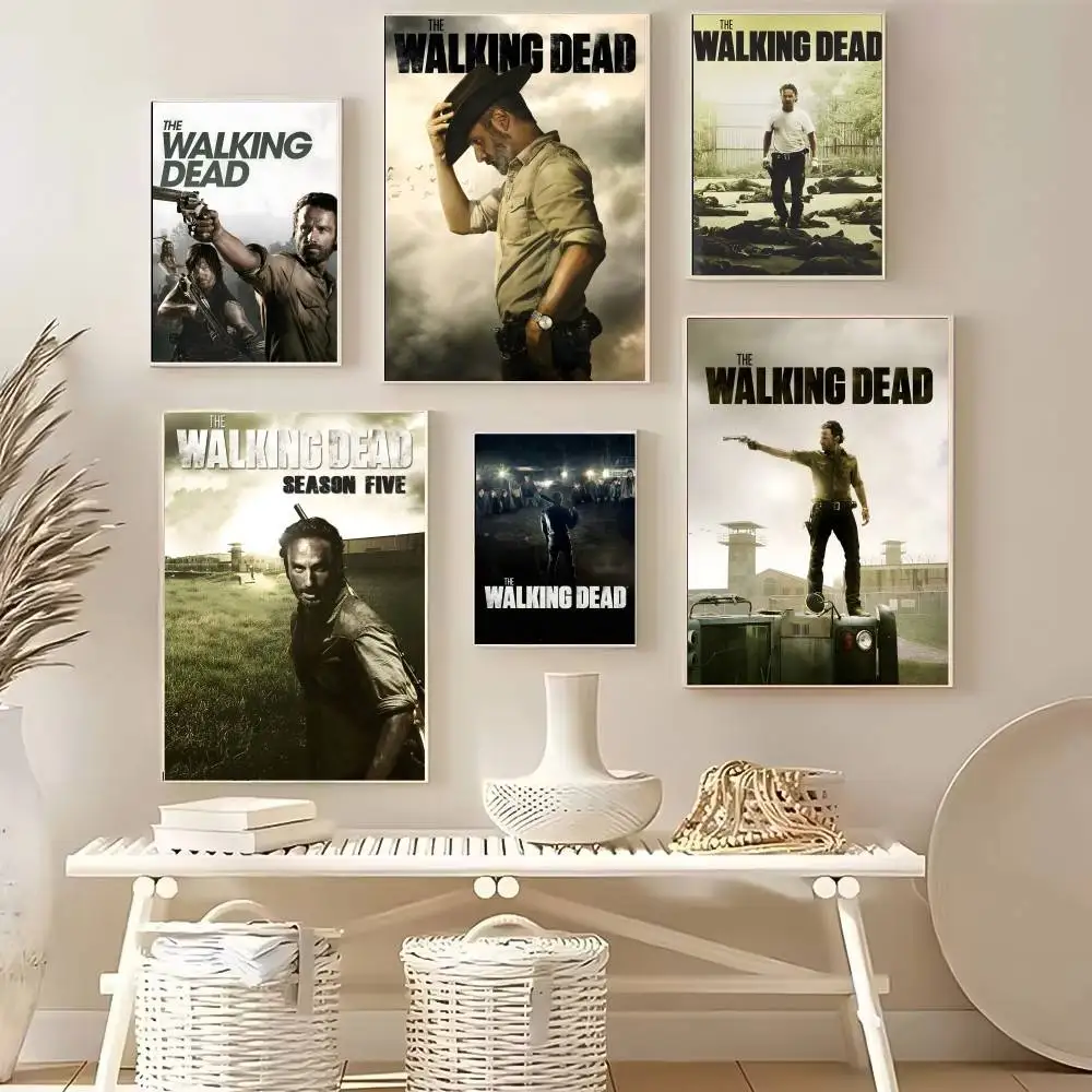 برنامج تلفزيوني W-Walking Dead ملصق الفيلم عالي الجودة للنوم وغرفة المعيشة جمالي لتزيين الحائط ملصقات هدية