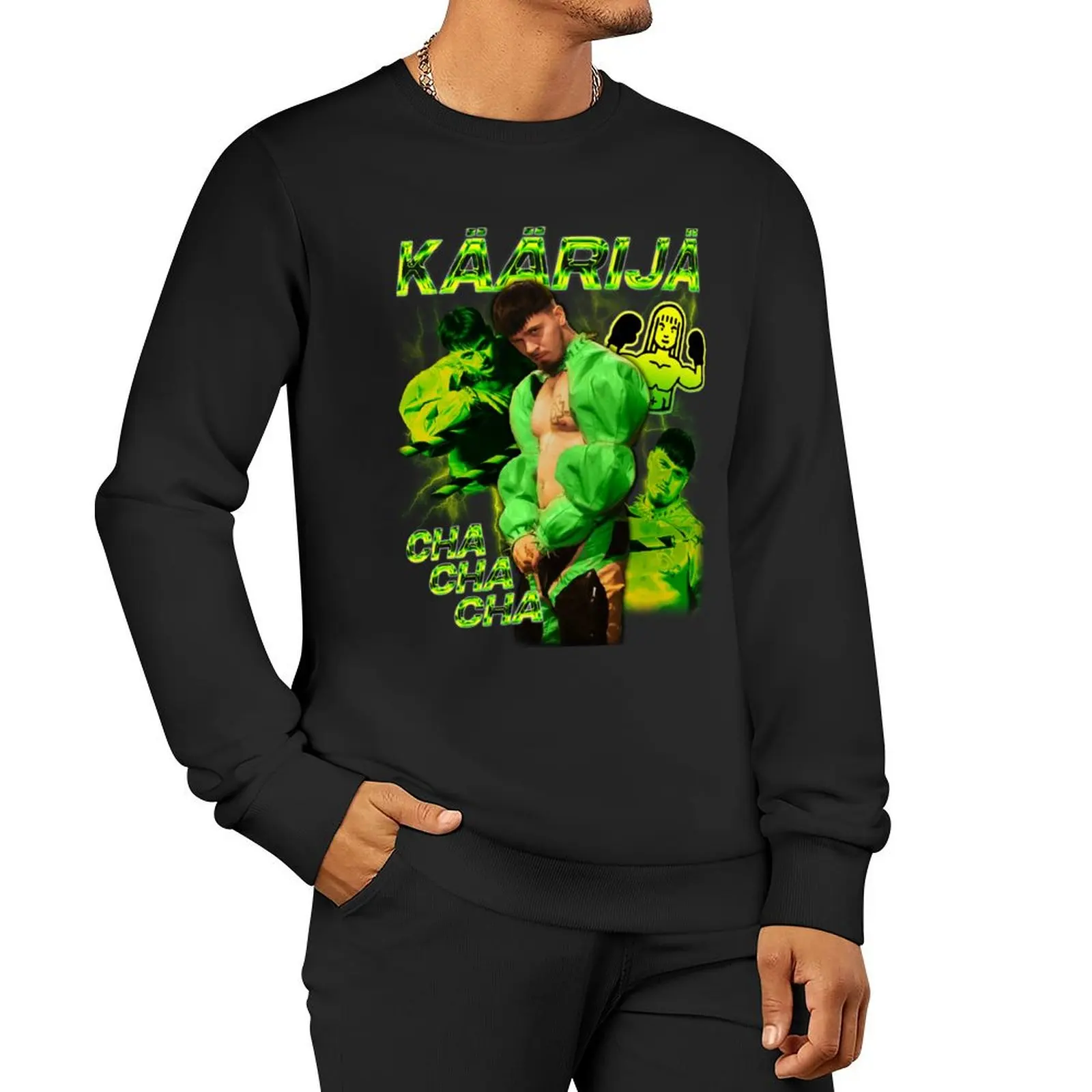 

Krij Cha Cha Cha Eurovision 2023 Finland Y2K Kaarija Sweatshirt anime clothing aesthetic clothing sweatshirts men