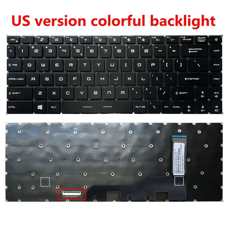 RU/US NEW Laptop Keyboar For MSI MS-14D3 MS-14D2 MS-14D1 MS-14DK Prestige 14 P14 Modern 14 15 GS66 GE66 GP66 P40 MS-1541 MS-16V1