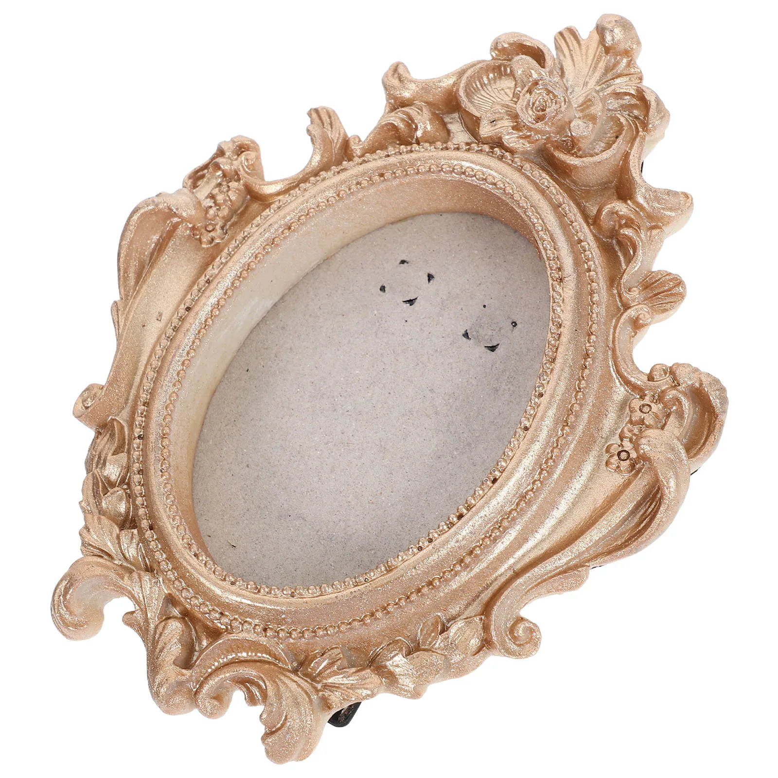 

Mini Resin Vintage Photo Frame Elegant Small Picture Holder Photography Prop Decoration Resin Frame Photo Booth Props Wedding