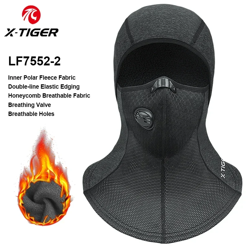 X-TIGER Winter Radfahren Gesichts maske Ski maske Fleece Thermal warm halten wind dichte Sport Skate Snowboard Hut Sturmhaube Kopf bedeckung