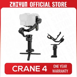 ZHIYUN Official Crane 4 3-axis Handheld Gimbal Camera Stabilizer Touchscreen Portrait Shooting for Sony Nikon Canon DSLR Camera