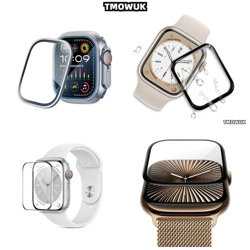 

For Apple Watch 1 2 3 4 5 6 7 8 9 10 SE 38 41 45 44 42 49 MM Anti-Glare Shield Film Ultra Thin Transparent Protection