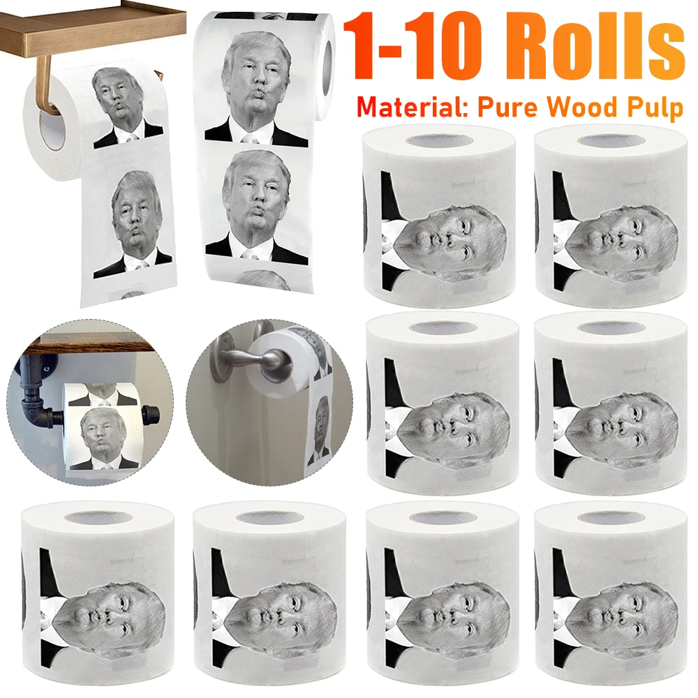 非退色トイレットペーパーロール,面白いいたずら,創造的なギャグ,ユーモアの贈り物,バスルームティッシュ