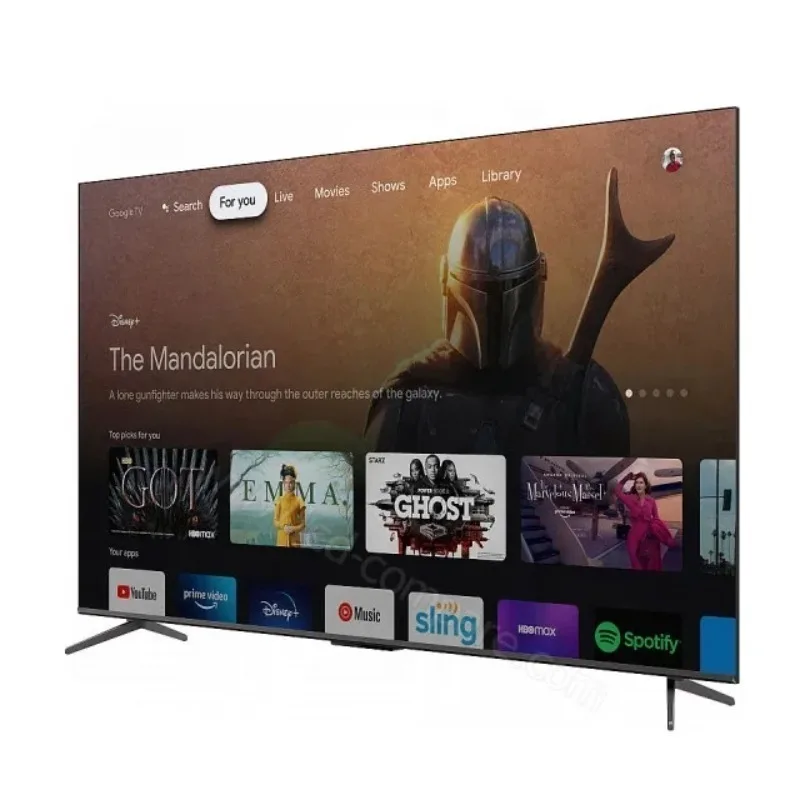 98 "85'' Polegadas QLED UHD 4K SMART TV Google ANDROID Televisões para venda Versão global TV suporta 120Hz