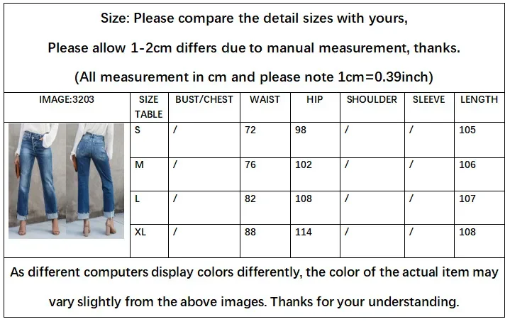 Women's Jeans Women Spring/Summer Pants 2024 New Button Pockets Wash High Waist Denim Abrade Casual Loose Pants