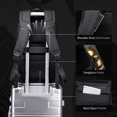 आर्कटिक हंटर लैपटॉप बैग बैकपैक कॉलेज स्टाइल सरल डिज़ाइन बड़ी क्षमता पुरुषों का कैज़ुअल नया बैकपैक किशोर छात्र बैग 10 best sales आर्कटिक शिकारी - №9