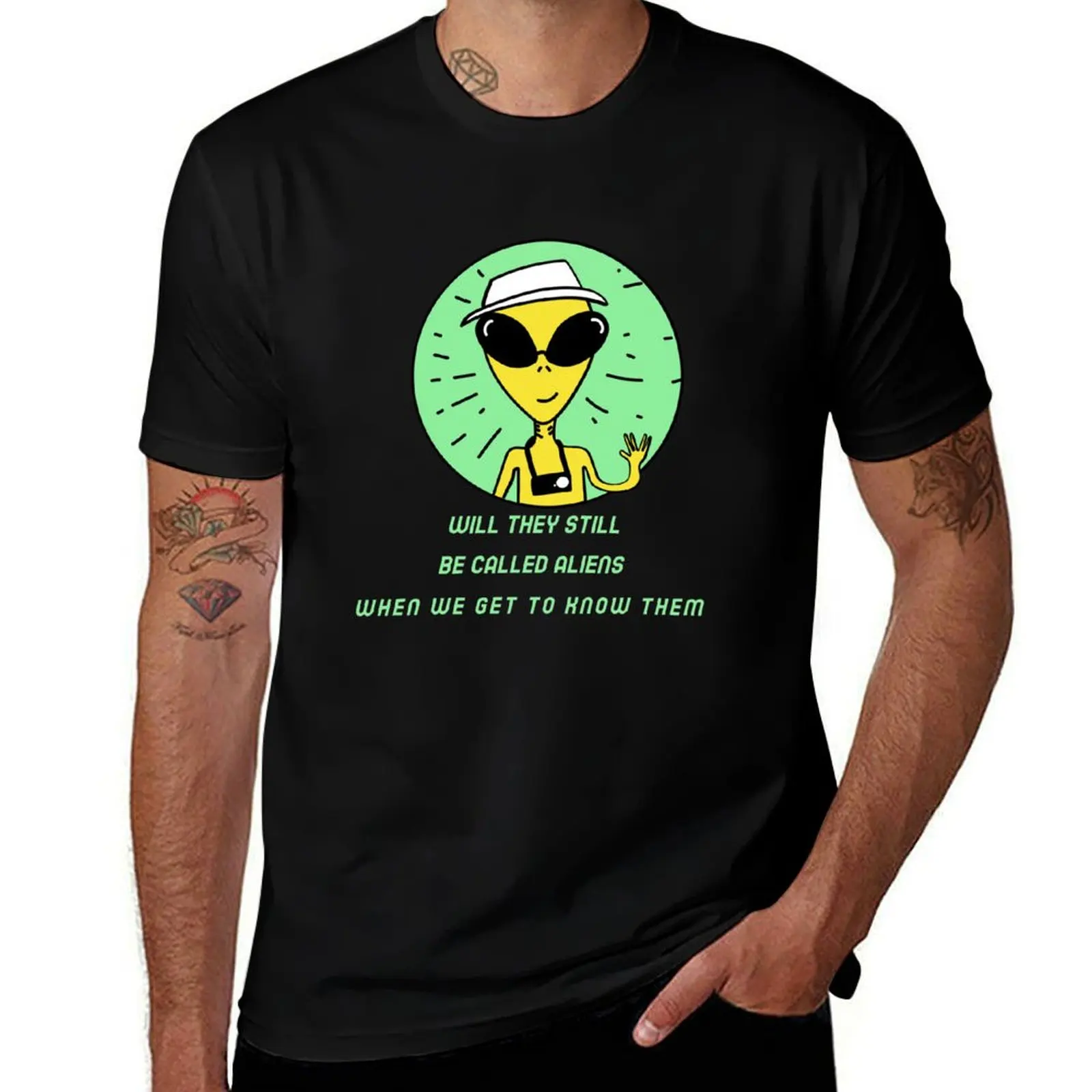 

Alien Tshirt Humour T-Shirt man tshirt t shirts for man slim fit t shirts with prints T-Shirt