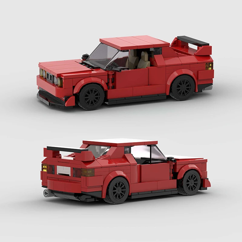 MOC M3 E30 City Sports Car Series Building Blocks Speed Champion Racing Model Bricks Kit Boy DIY Puzzle Toys Kids Adults Gift