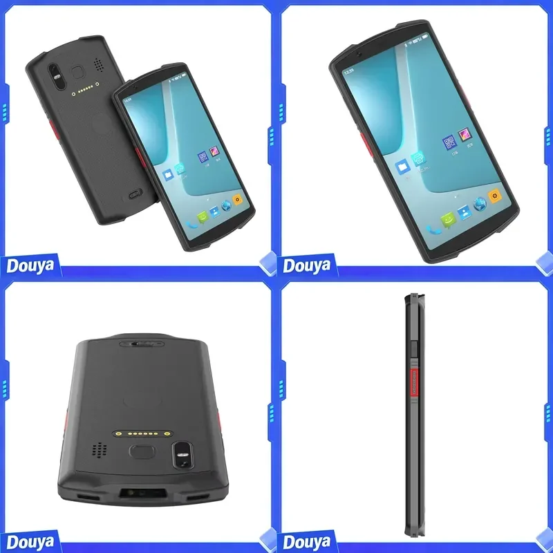 5.93'' Industrial 5G Smart Handheld Collection Terminal PDA Android 13 1D/2D Barcode Scanner 6GB+128GB Fingerprint