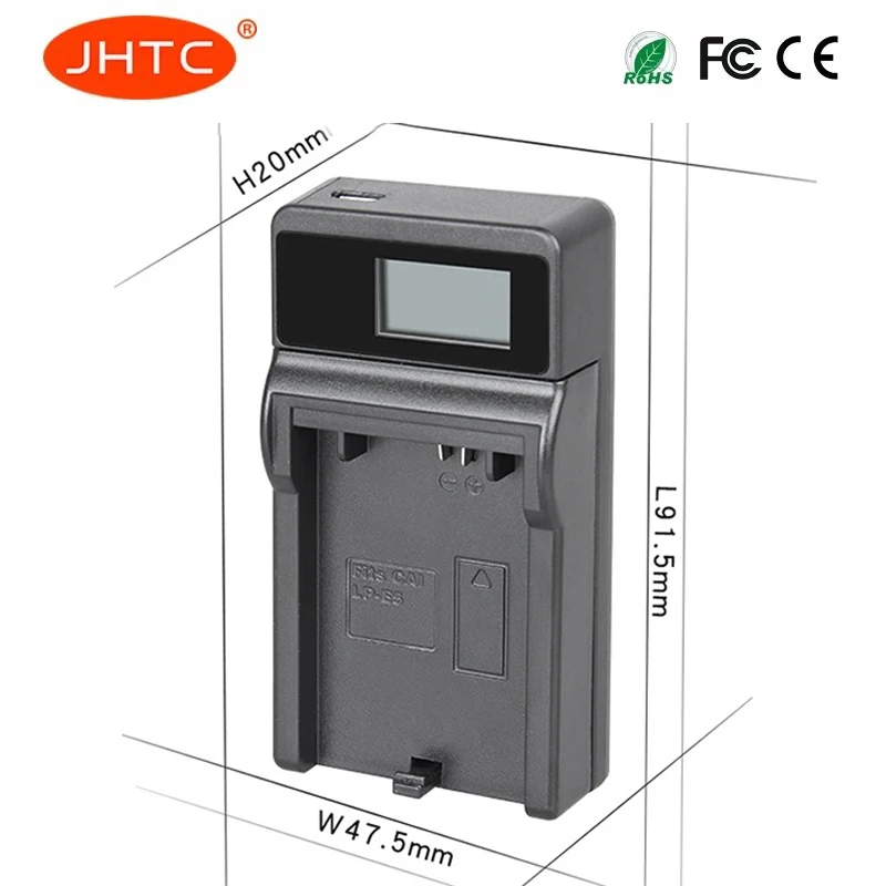 LPE5 LP-E5 شاحن بطارية لكانون 450D 500D 1000D قبلة X3 X2 قبلة F المتمردين T1i المتمردين XS XSi LP E5 شاحن