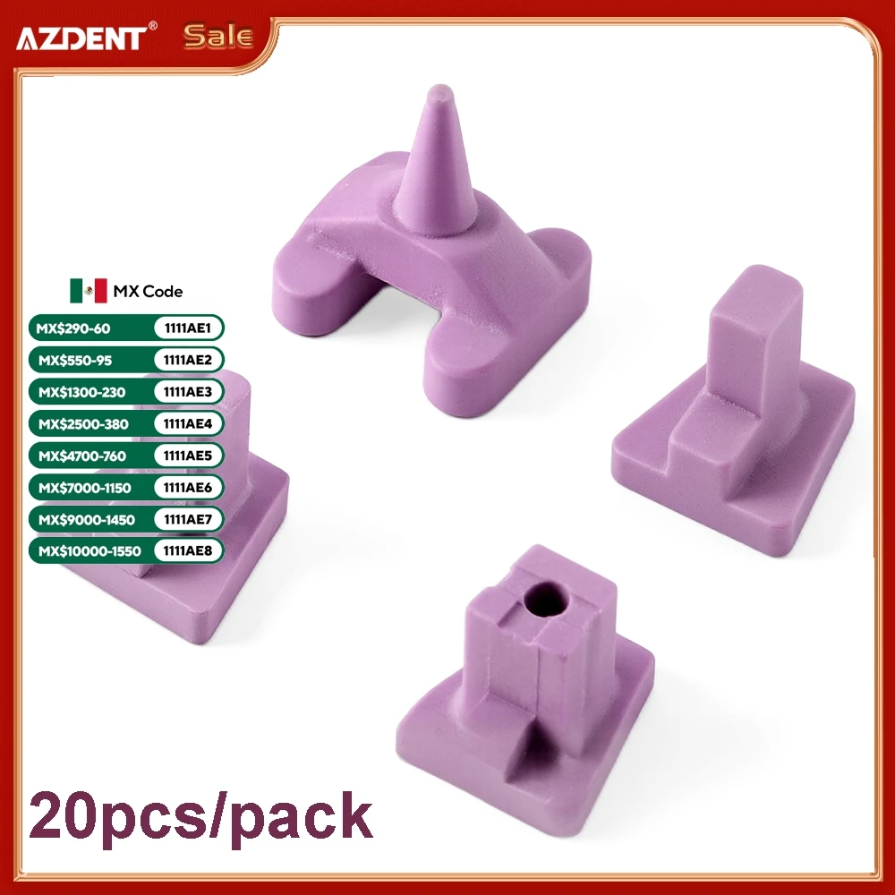 

20pcs/Pack AZDENT Dental Lab Ceramic Firing Pink Pegs Dental Lab for Single Porcelain Crown Oven Tray Ceramist Tool