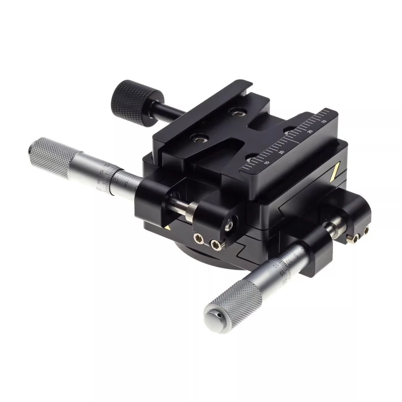 

Micrometer head Tripod Macro Focusing Rail Slider Head precision 0.01 mm xy direction for camera canon sony nikon Photography