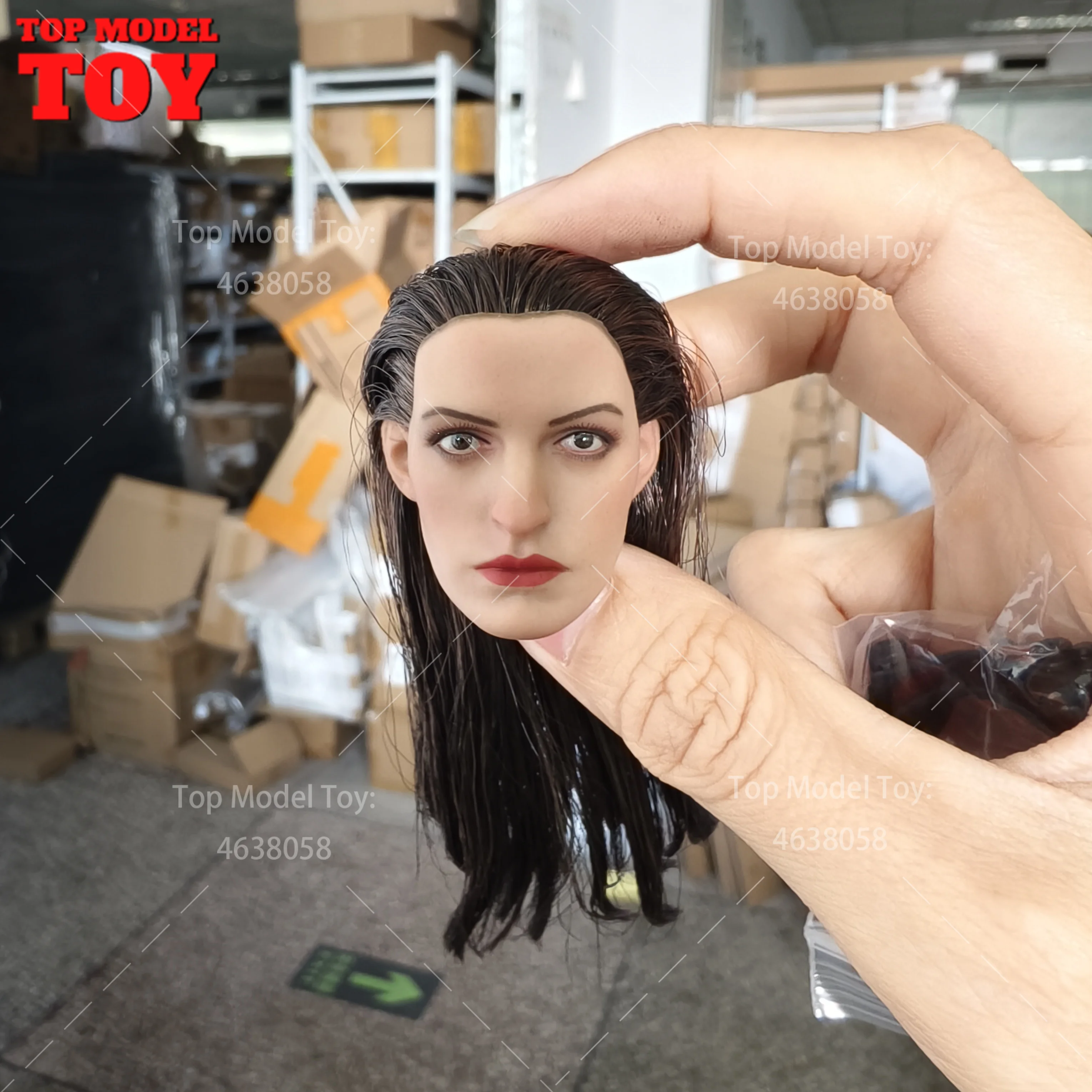 1/6 스케일 앤 해서웨이 헤드 스컬프처 PVC 모델 마스크 포함 12인치 여성 군인 액션 피규어 바디 인형 대폭 할인