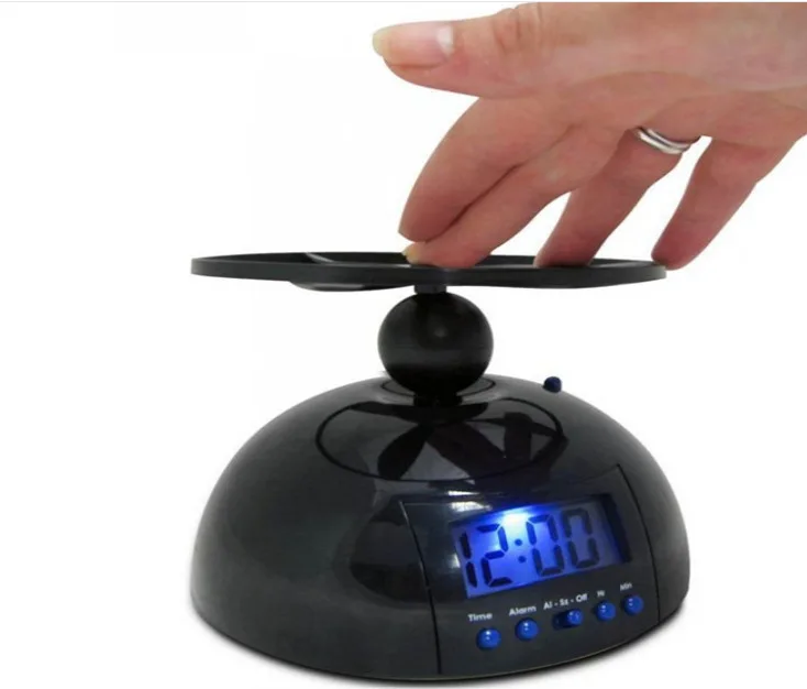 Children Boy Creative Personality Flying Alarm Clock Student Only Get up Clock Large Volume Super Loud