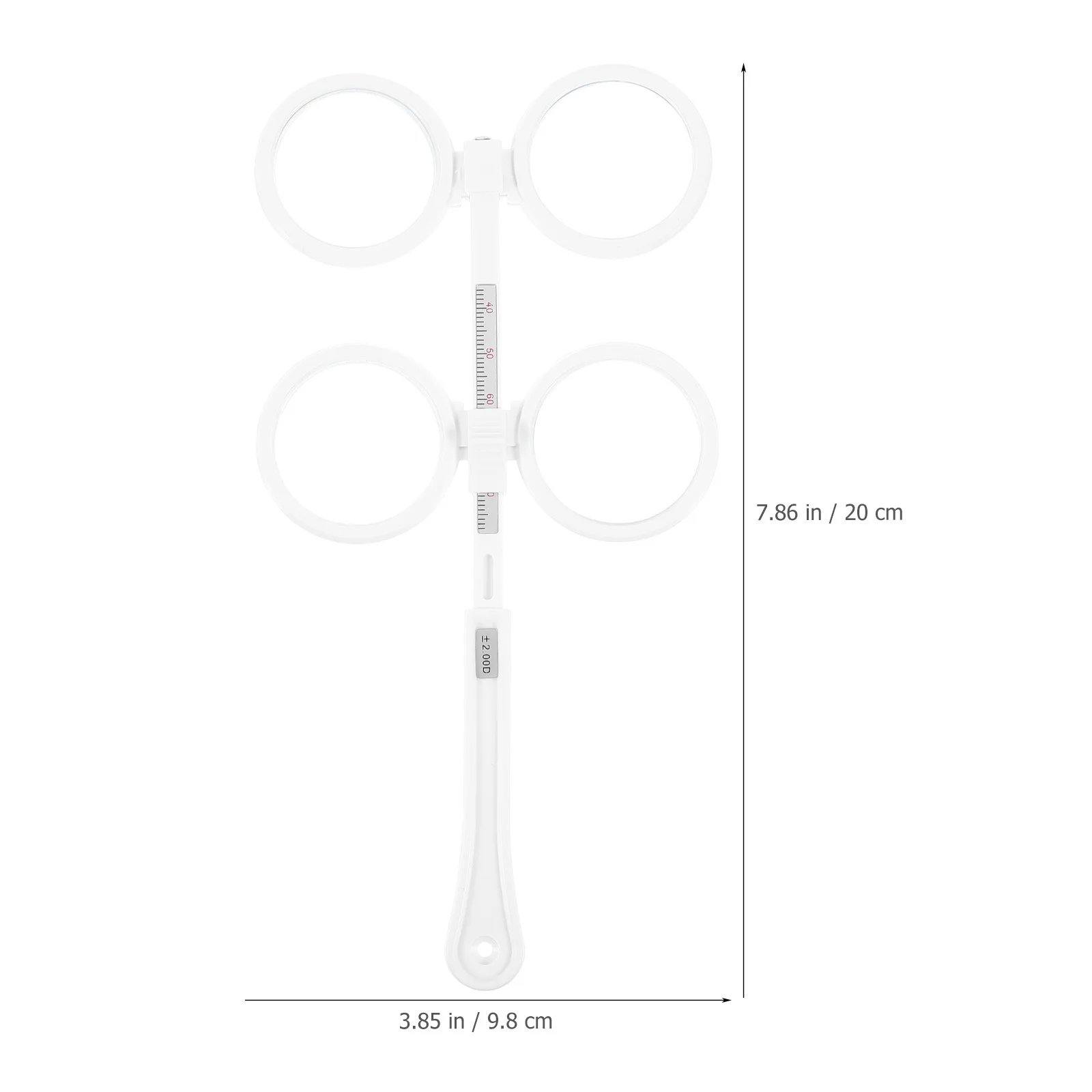 Optical Flipper Double-Sided Vision Training Instrument Adjustable Ophthalmic Flippers Set For Optometry Practice Teaching