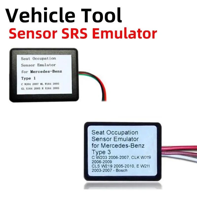 

Seat Occupancy Occupation Sensor SRS Emulator for M-Benz Type 1 2 3 4 4 Type 6 for W204 W211 W104 W230 X164 W171