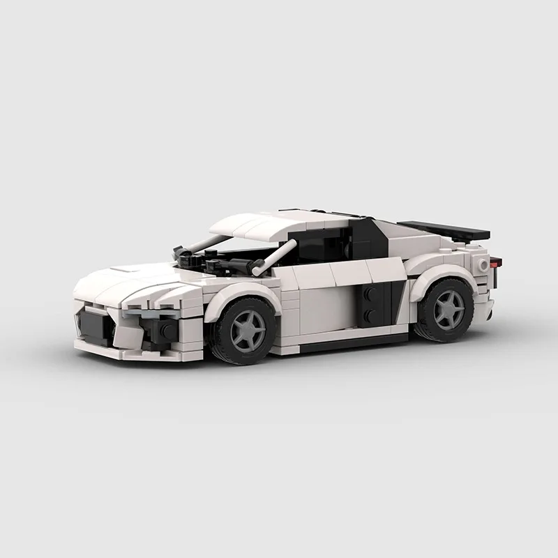 

MOC White Super Sports Cars Building Blocks Bricks DIY Sets Gifts Toys For Boys & Girls & Adults 345PCS