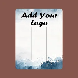 7x9cm Personalize Logo Headband Necklace Bracelet Display Cards Cardboard Full Color Printing Hair Jewelry Packaging Custom