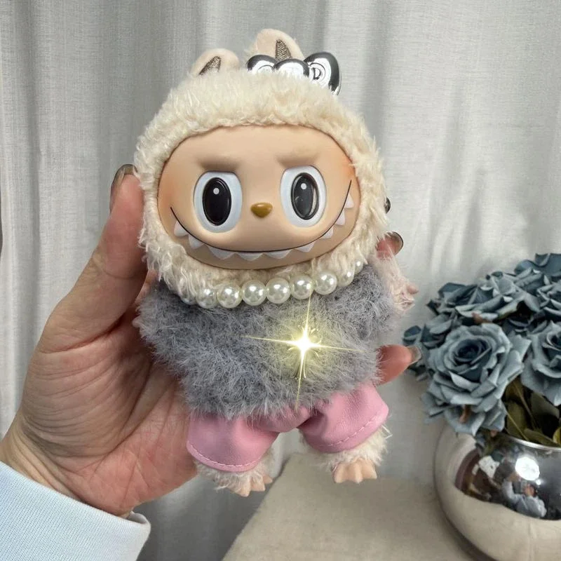 

Аксессуары Labubu, дизайнерская одежда, подходит для V1 V2 V3, подвески Labubu, милый индивидуальный модный вязаный костюм без куклы