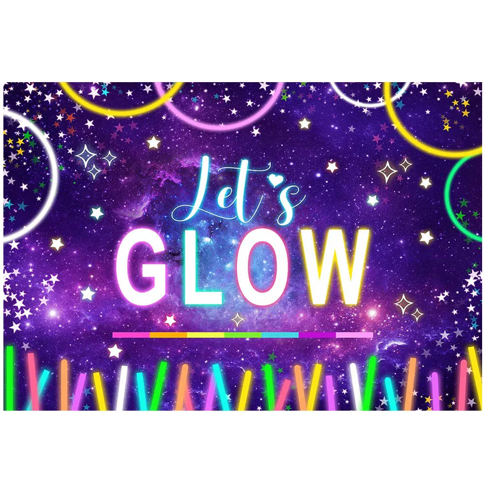 Mocsicka-写真の背景、暗いネオンパーティーの装飾、色付きのライト、子供の誕生日の背景、写真スタジオの小道具で輝きましょう