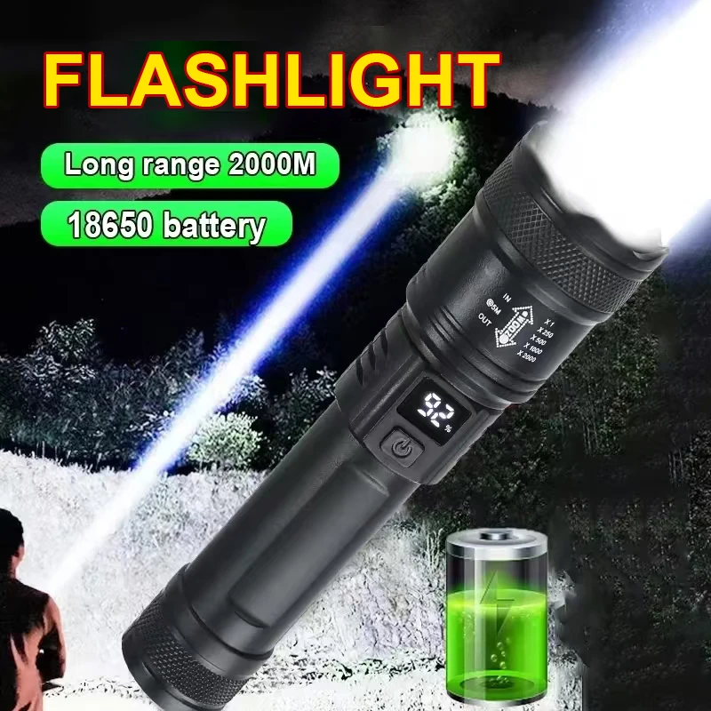 Lamp With Rechargeable Charging Battery Flashlight Very Strong Led Flashlight Led Work Light High Power Rechargeable Flashlights