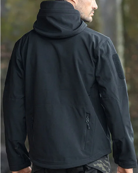 Military Shark Skin Soft Shell Jackets Men Tactical Windproof Waterproof jacket men Army Combat Jackets Mens Hooded Bomber Coats 27 S412293e1a6d3418b872f29c7b47eb14fY