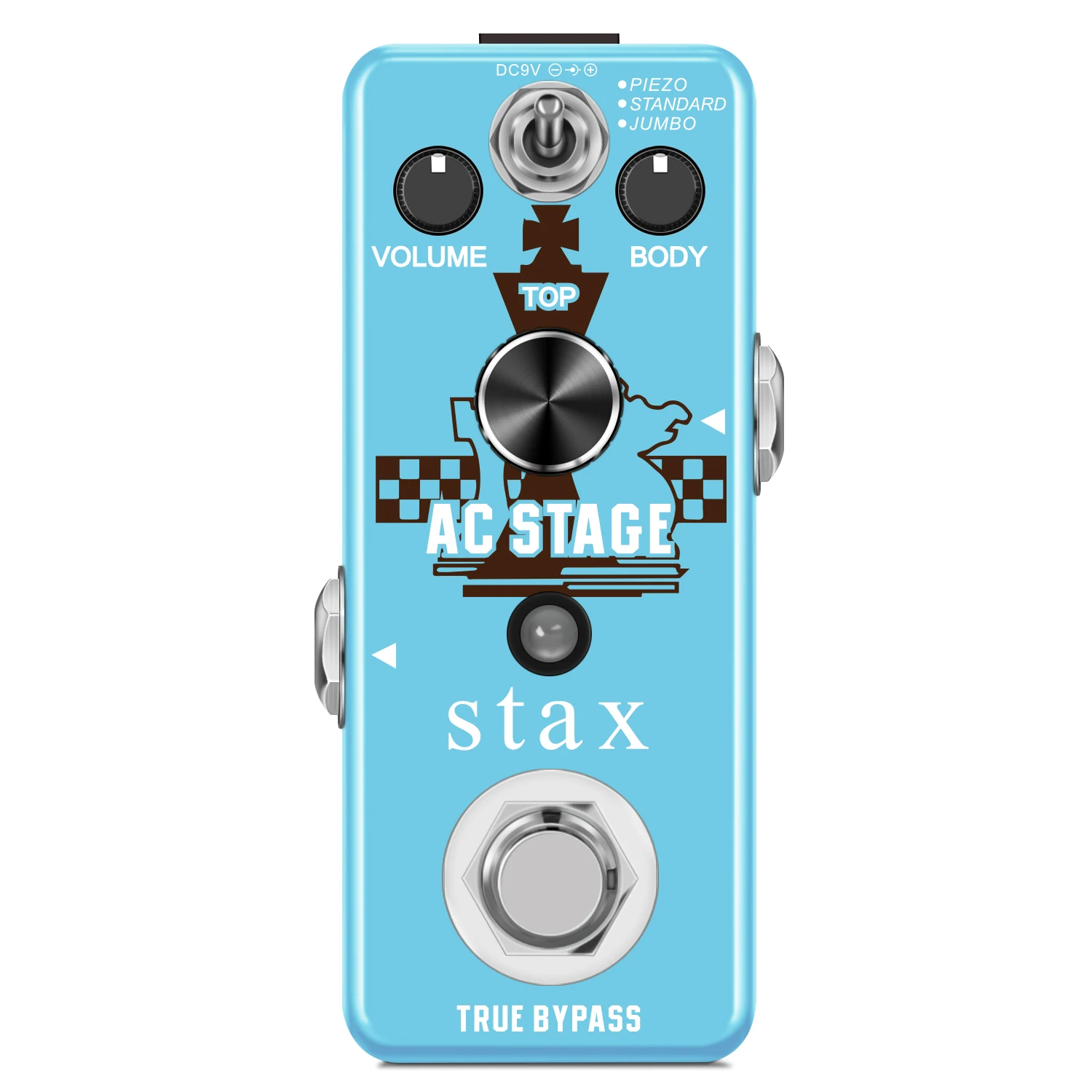 

Stax AC Stage Guitar Pedal Effect Analog Acoustic Pedals For Guitars Guitarist Analog Effectors Piezo Standard Jumbo